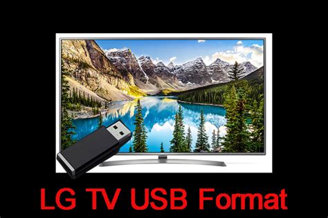 LG TV usb format